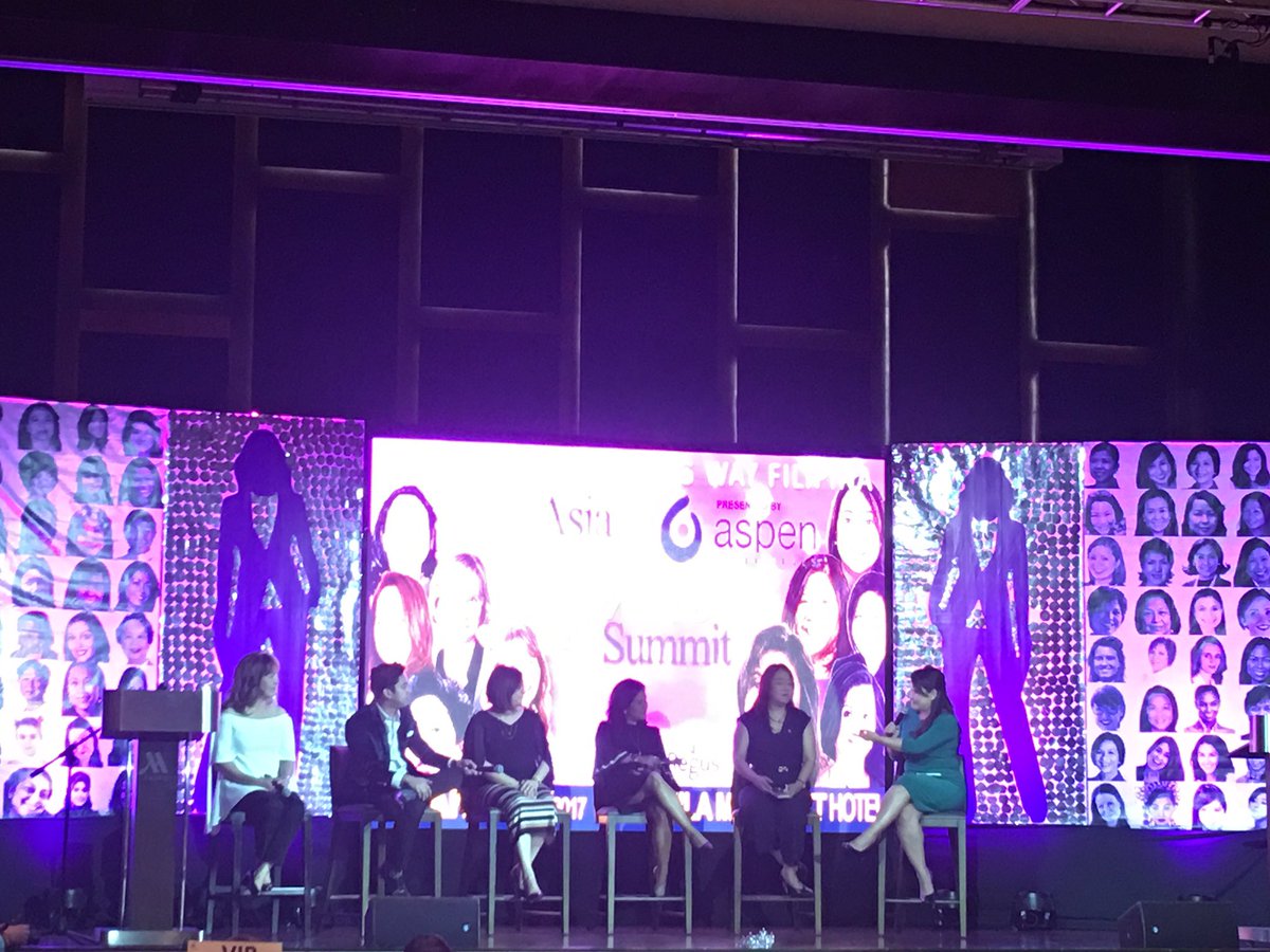 Jeanjacqnat's tweet photo. BloombergTVPH Regina Lay leading the panel w/ DTI Usec Ruth Castelo,CNN's Armie Jarin-Bennett,Kayani's Kate Bellosillo (Asia Women's Summit) https://t.co/XKxoKxefx4