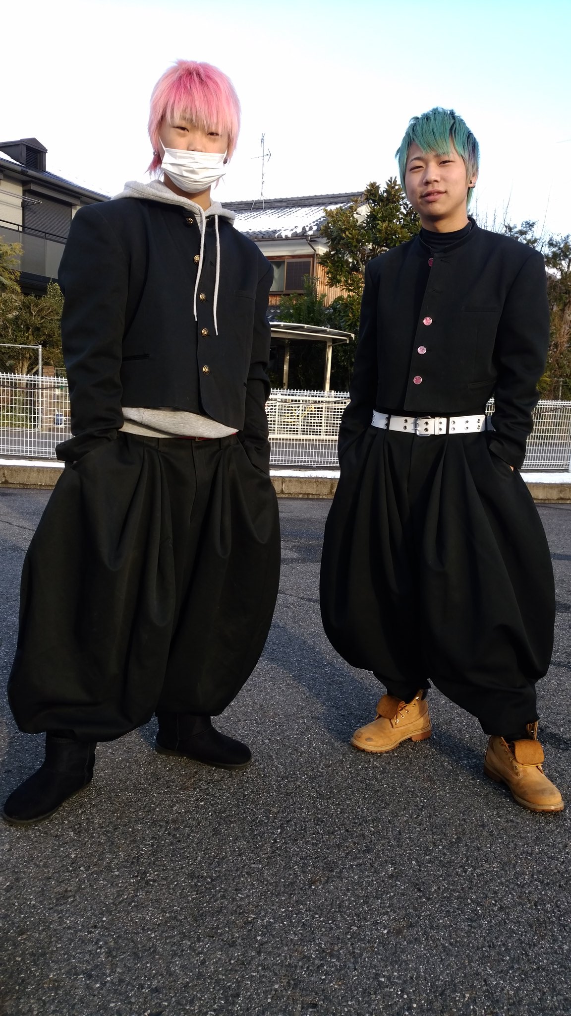 セミ短 短ラン ボンタン 変形 170(165~175)cm 買い物をお メンズ