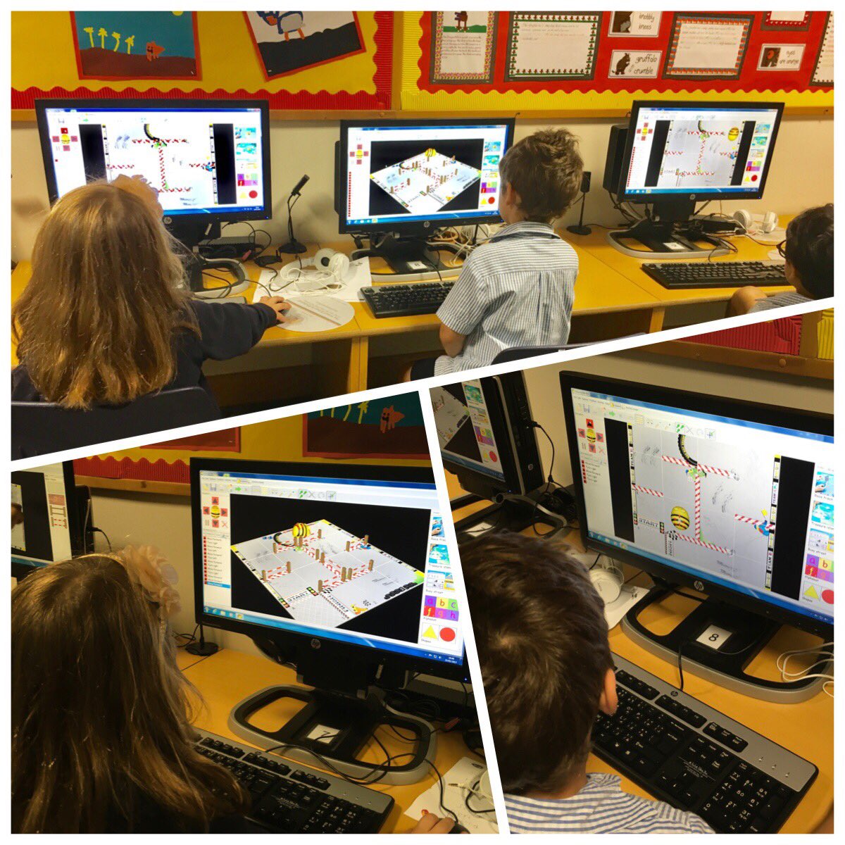 BSAKdigital's tweet photo. @TTS_Group @BSAKyear1
Year 1 showing Mr Jones how to use Bee-Bots on the computers!
#BSAKcomputing #bee-bots
https://t.co/oWj1CUEOEk https://t.co/nT7BQAi2um