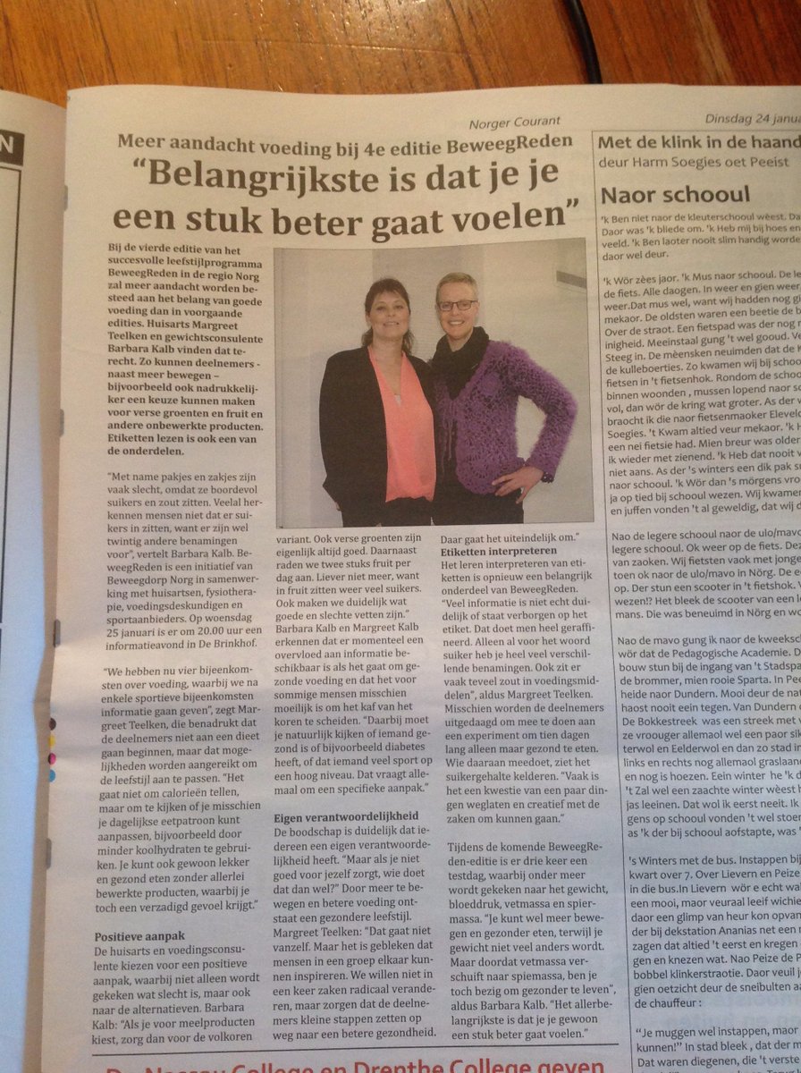 Goed verhaal!
#BeweegReden