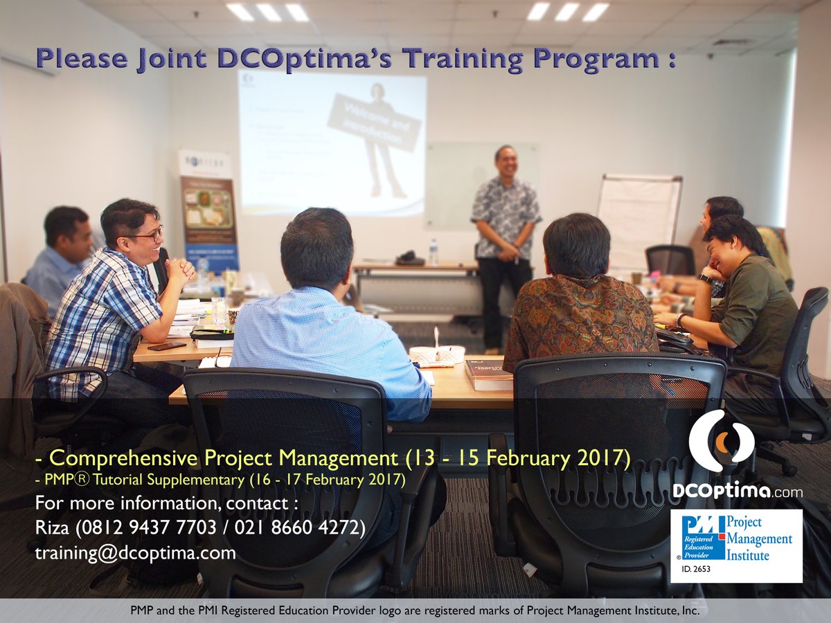 DCOptima's tweet photo. Ikutan yuk! 😉 #ProjectManagementTraining #Project #ProjectManagement #ComprehensiveProjectManagement #Comprehensive #DCOptima #Jakarta https://t.co/vthgQ4nWX2