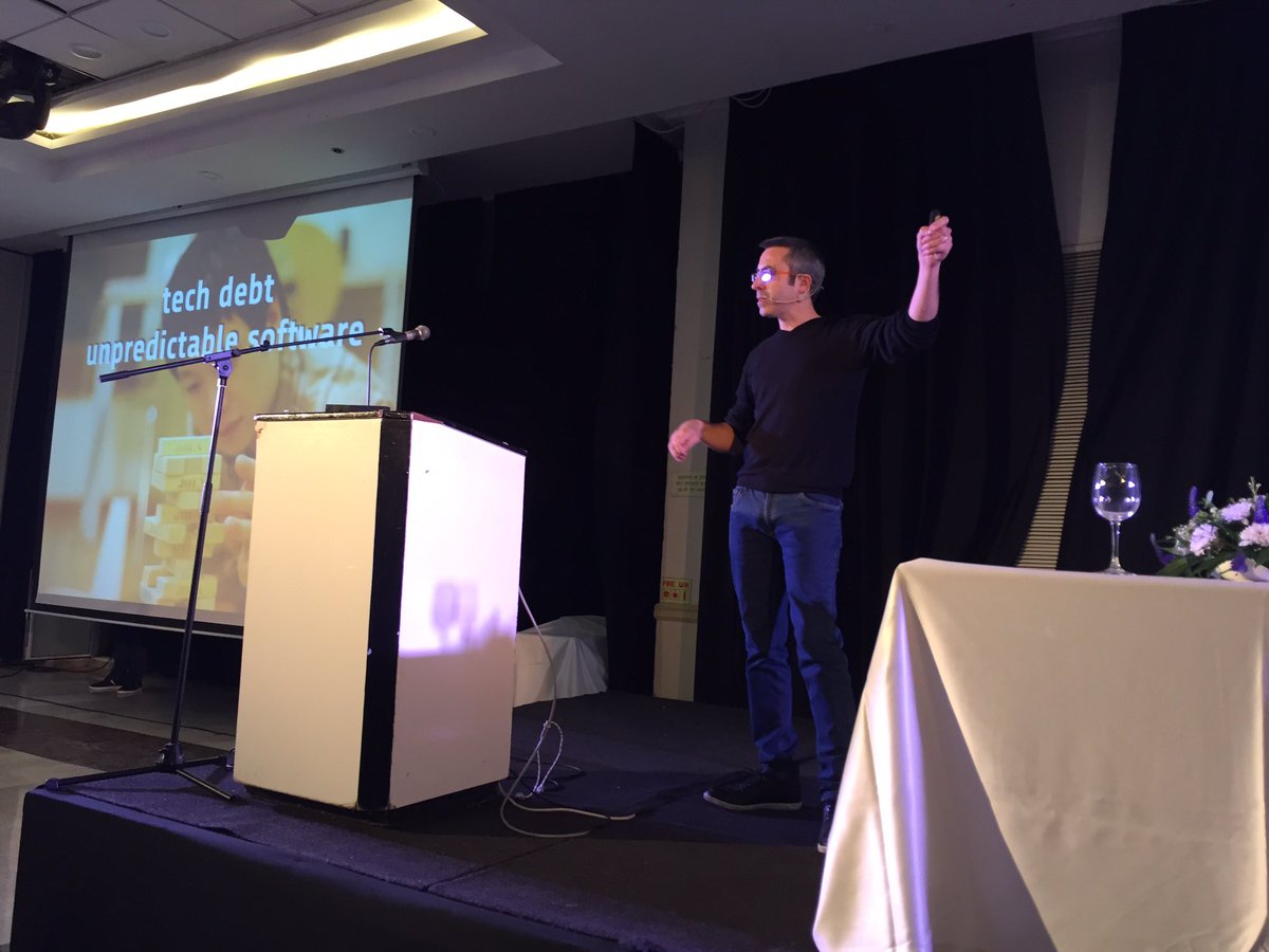 apilconf's tweet photo. @unativ predictability is as important as short feedback. If your code (or Jenga) is unstable https://t.co/TGeZHPg3h3