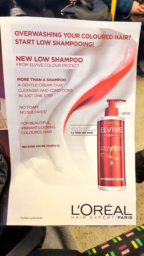 WikiDataDrops's tweet photo. The biggest finally educating consumers that it does not have to foam to wash. #loreal #SLSfree #lowshampoo https://t.co/j3hqimvx35