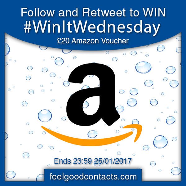 FeelGoodContact's tweet image. Follow @FeelGoodContact and Retweet this #WinItWednesday to win a £20 Amazon voucher!