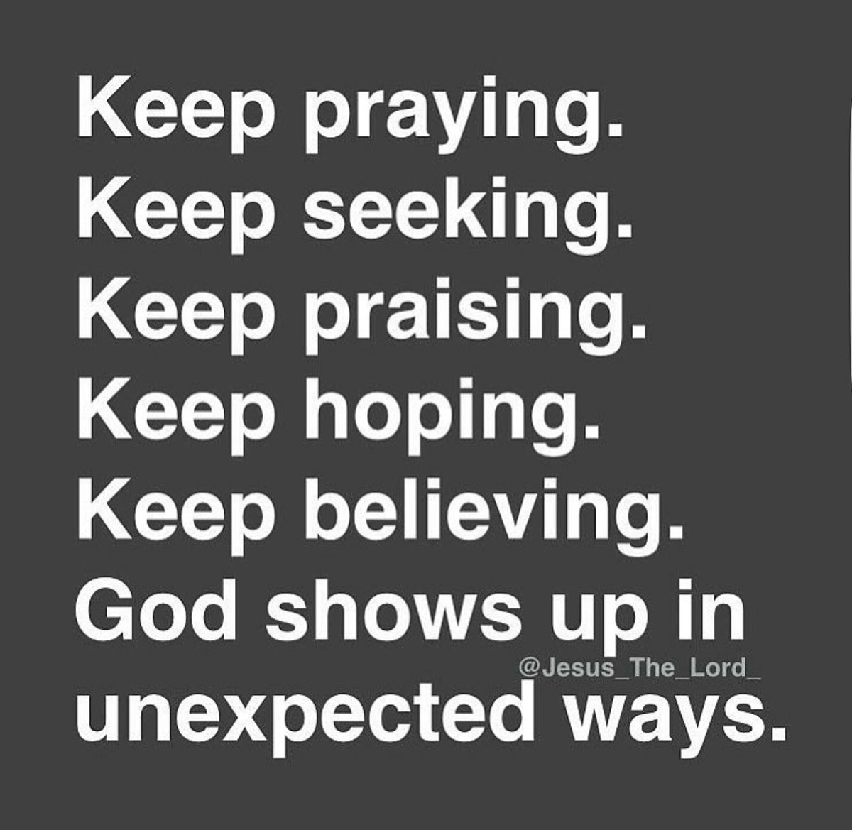 WolleysMigaya's tweet image. Pray without #ceasing for you are ever present with God throughout the entire day. Do #Walk #run #drive #wait #hideout with God #always
