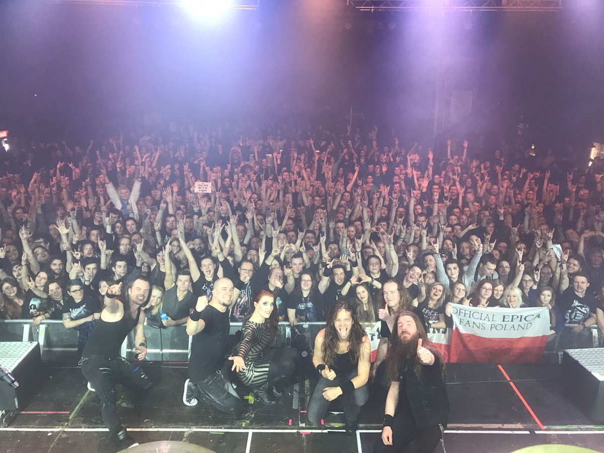 Poland you rocked! Thank you for banging your heads, crowd surfing, moshing, starting a massive wall of death, clapping and cheering!