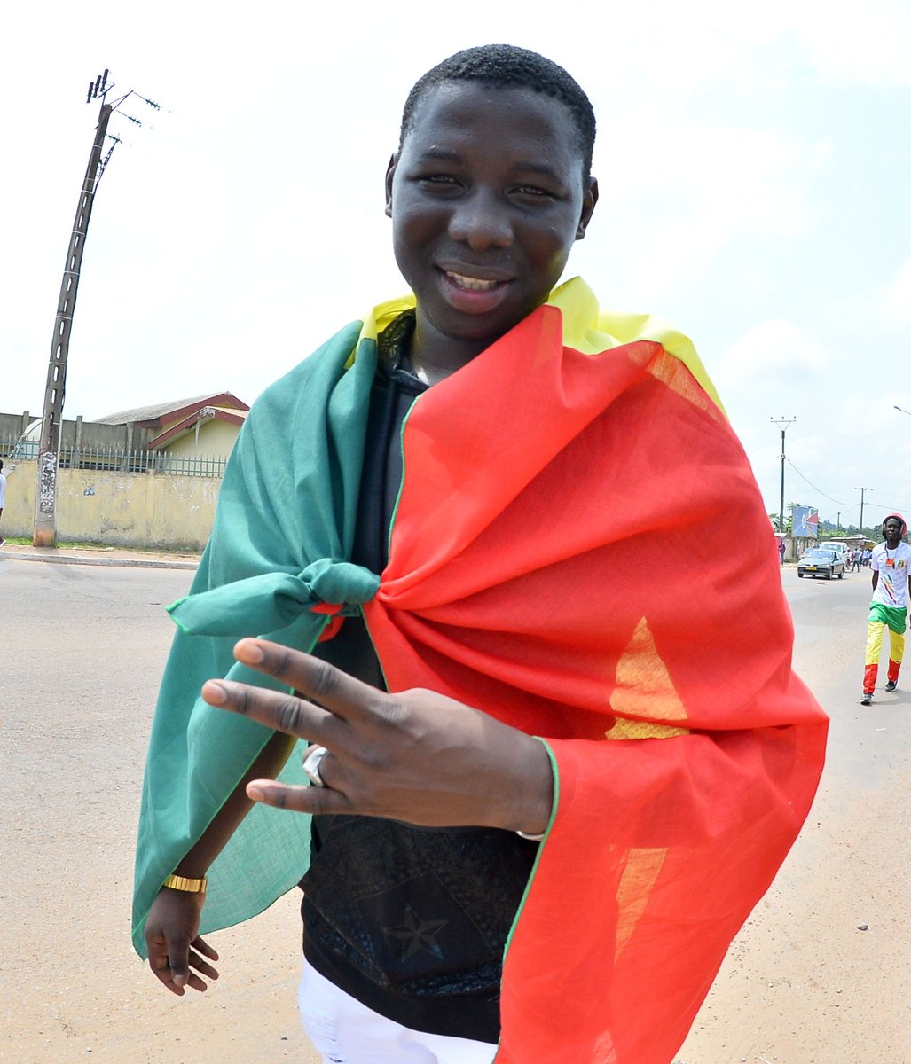 BackpageMedia's tweet photo. Mali fans welcoming their home team on arrival at Oyem Airport in #Gabon for #AFCON Photographer: Samuel Shivambu from @BackpagePix #AFCON https://t.co/on8yAC8ORU