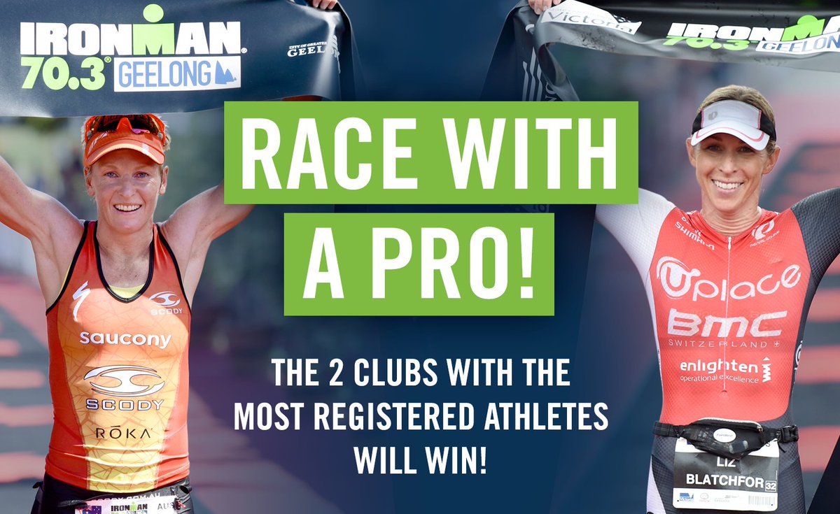 IRONMANOceania's tweet photo. 2 x #TriClubs will WIN a chance to race in a team with @melhauschildt or @Liz_Blatchford at #IM703Geelong! Enter now https://t.co/o7QxgsQLqO https://t.co/iQq2SDfbO8
