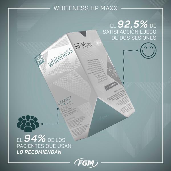 dentoAvance's tweet photo. #WhitenessHPMaxx de #FGM es un #blanqueamiento #dental a base de peróxido de hidrógeno al 35%
Más Info #dentoAvance, https://t.co/hFdT8Xvlrq https://t.co/9JwHlFgKeg