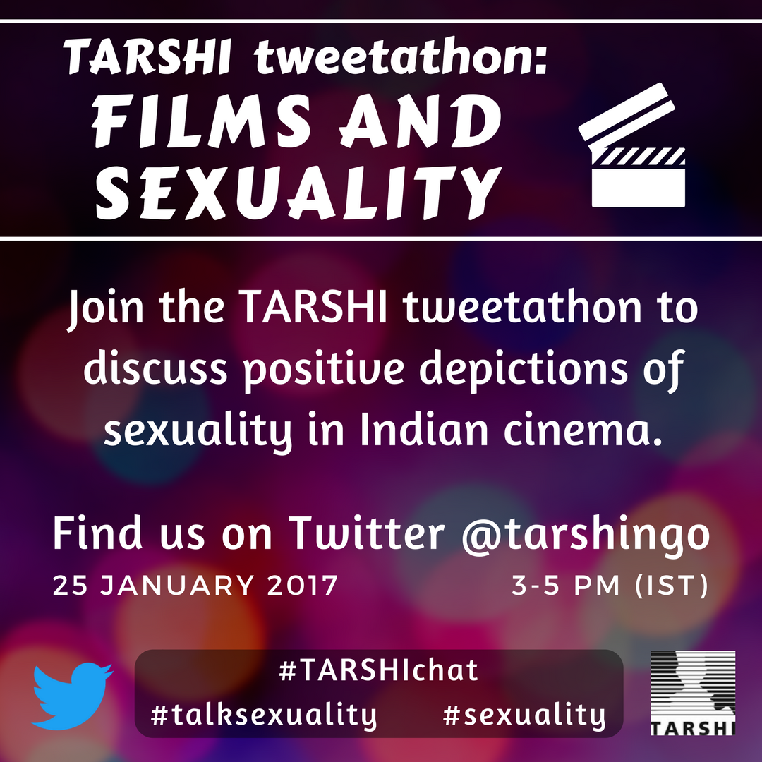 tarshingo's tweet photo. Join us in 15 min for a tweetathon on Films and Sexuality! #TARSHIChat #talksexuality https://t.co/Z41QYHQx4m