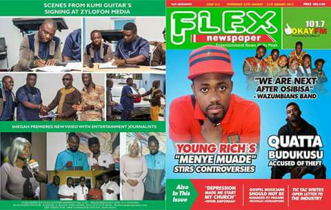 AtaaKwei_'s tweet photo. @sambahflex 's #FLEXNEWSPAPER is out on the stands! go cop urs https://t.co/HDDK9f6Mmf