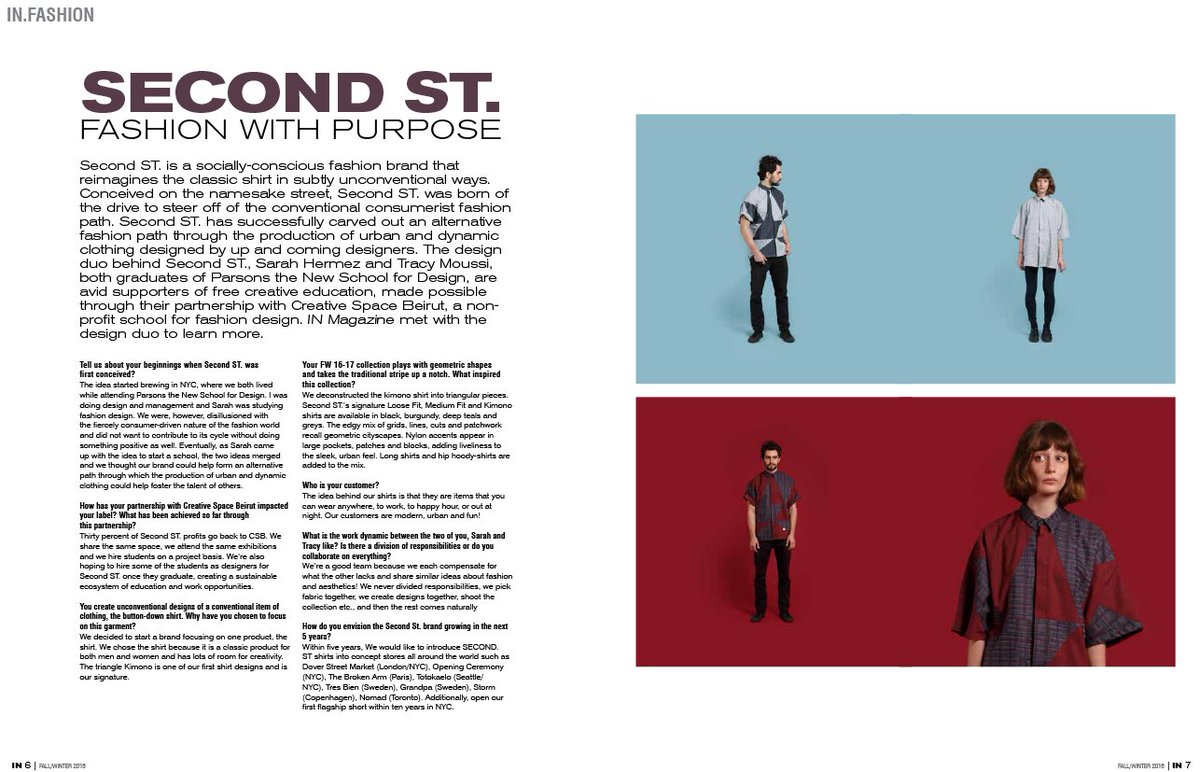 INmagazineME's tweet photo. #IN18 | #SECONDst
To read more click on ISSUES: https://t.co/3fMz2qrJ1V
To buy this issue click on SHOP: https://t.co/nZgbDn8gdV https://t.co/43oTILrK4n