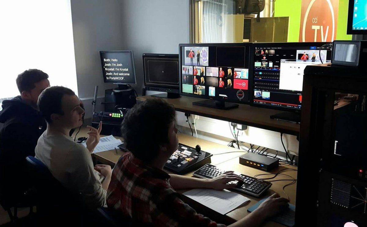 PortswoofTV's tweet photo. Fantastic day on set yesterday.
Not long till we go live now https://t.co/uJPnVW19jU