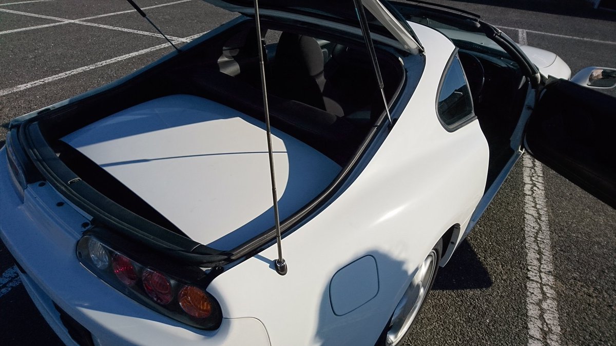 Garage_OKW's tweet image. 先日ですが80スープラのエアロトップ買いました！
ようやく一番好きなクルマを買えたのでじっくりゆっくりやってきたいと思いますのでよろしくお願いします！