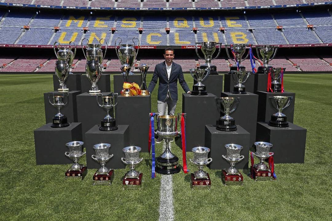 Happy Birthday Xavi Hernandez yang ke 37 tahun. Pemain yang paling banyak bermain dengan Barca. 