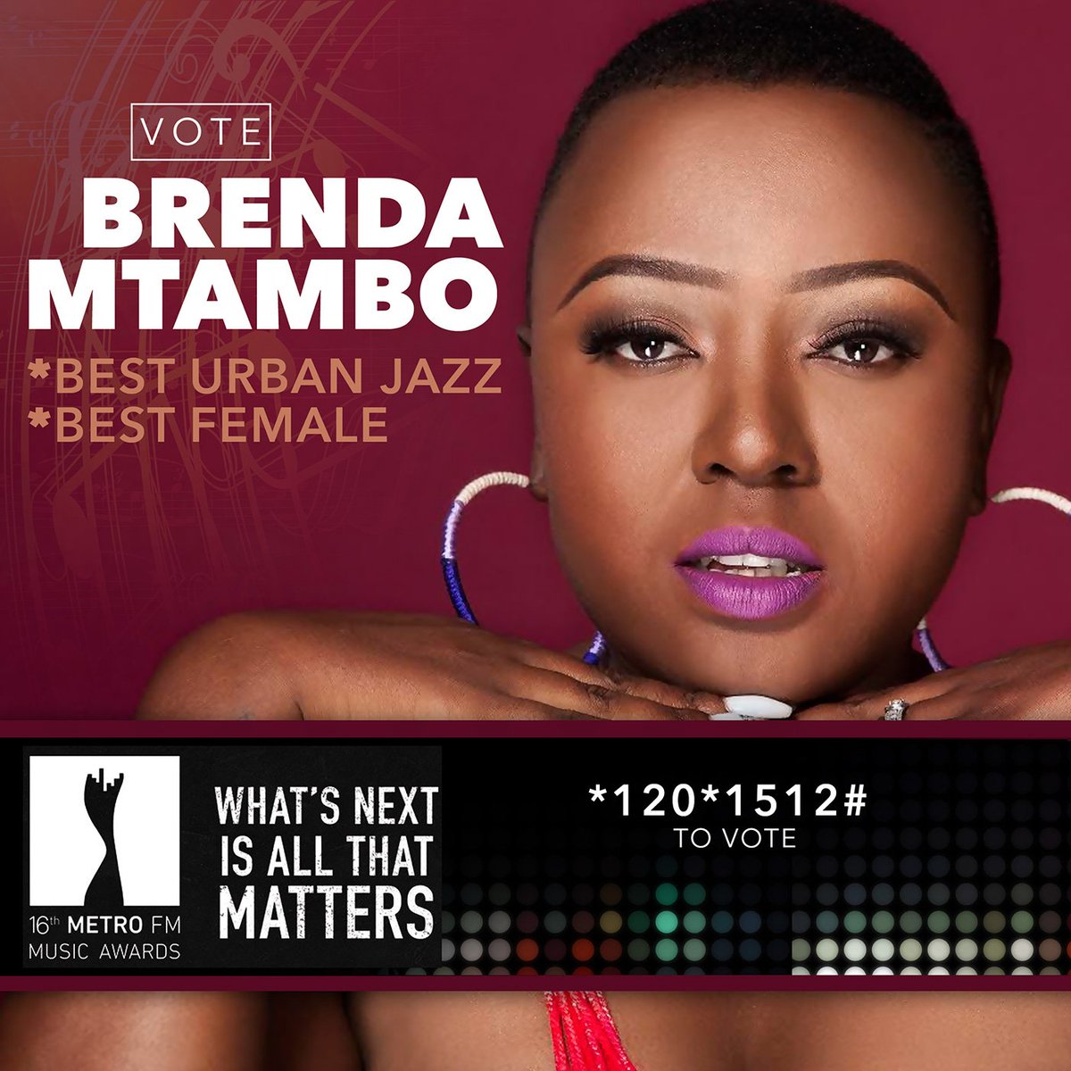 Quad_Republic's tweet photo. We still on that #MMA16 grind and here's our other fave that bagged not one but TWO nominations! @BrendaMtambo needs your votes for a WIN! https://t.co/5rnVF9ZG1o