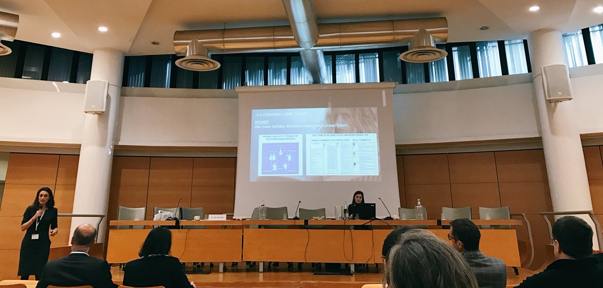 IFITTorg's tweet photo. Anne Broadway-Level from @ClubMedFR says women are the decision makers in #tourism! Follow more #ENTER2017 #eTourism Conference https://t.co/E2ozi6fiWe