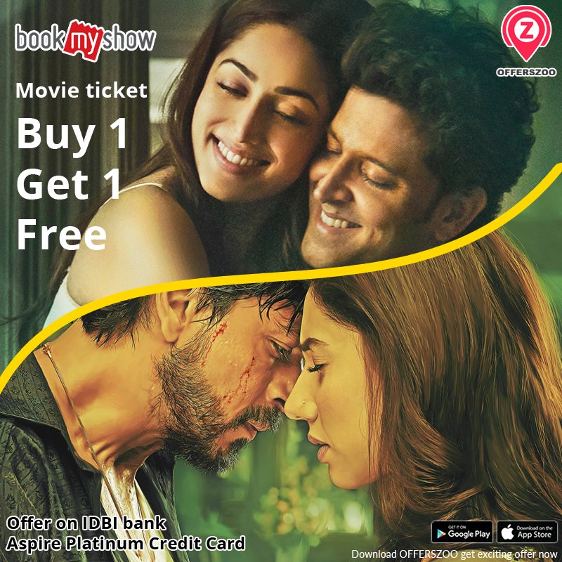 offerszoo's tweet photo. @taran_adarsh @iamsrk Shoutout to all #Srk fans- Watch #Raees with this amazing offer this weekend!! Find more on #OffersZoo app
#bookmyshow https://t.co/azmDeVM7Ry