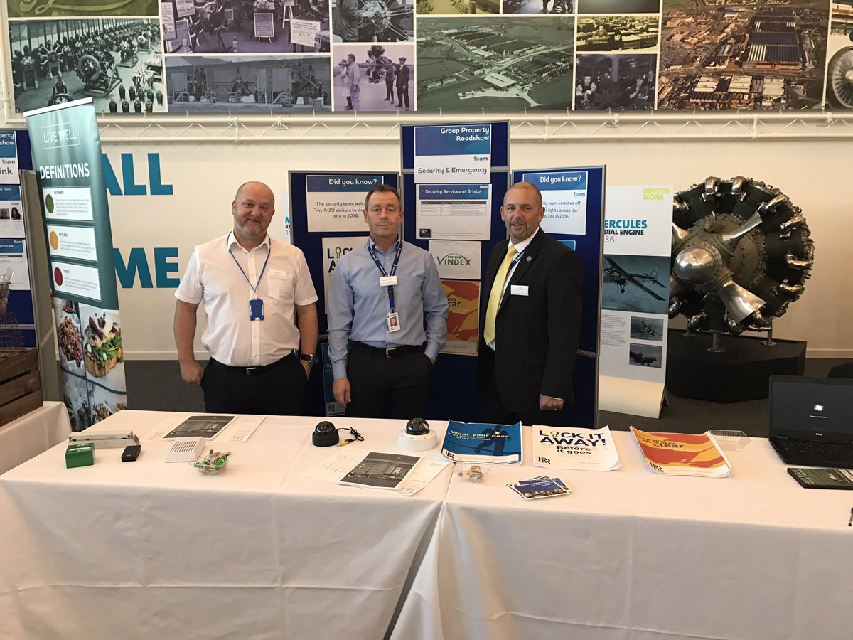 RR_Contract's tweet photo. Great to see Ian Wilson sharing a stand with the client focusing on our Security capabilities #GPRoadshow #Collaboration #1team https://t.co/oRKaNOTXI4