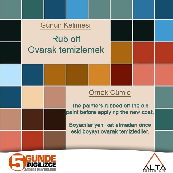 5gundeingilizce's tweet photo. Word of the day: Rub off #Ruboff #rub #off https://t.co/0WgRqNg5Wv