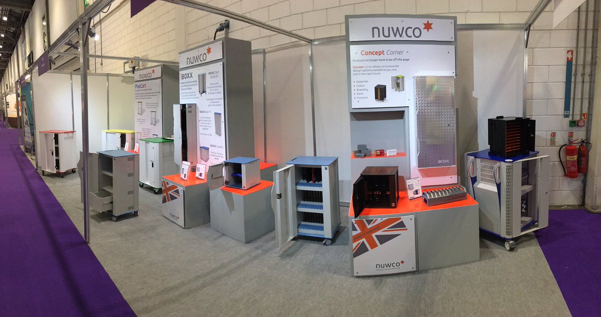 NuwcoLtd's tweet photo. Ready steady GO!! We are live @Bett_show @BettAwards #Bett17 Nuwco Stand H200 for the latest in device secure store charge & sync solutions https://t.co/nYKRxEjEmN