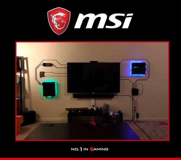 MSI_ES's tweet photo. Si no puedes ocultar ni esconder los cables, hazlos ser parte de la decoración! https://t.co/9NbWows09i