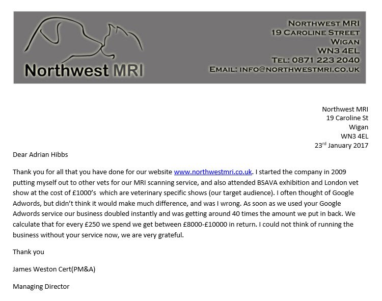 Thanks James @ northwestmri.co.uk for the great testimonial! Currently offering very cheap trials here goo.gl/BwYp8I