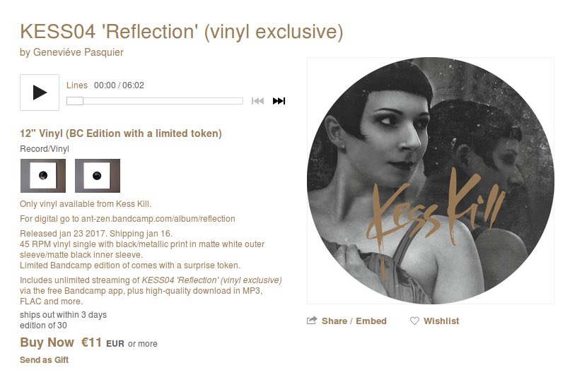Now available, limited Bandcamp edition of 30 copies with a free secret token (don't spoil!).
kesskill.com