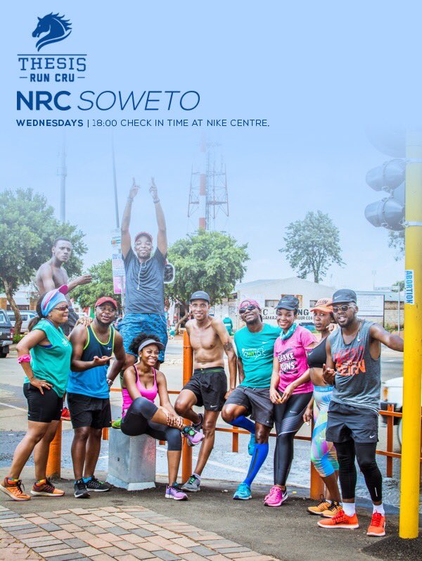 Today, NRC SOWETO! Let's vibe. 
#thesisruncru #slyza #runningculture #vibes  #btg #bridgethegap #runsoweto #nike #soweto #nrc #nrcjoburg