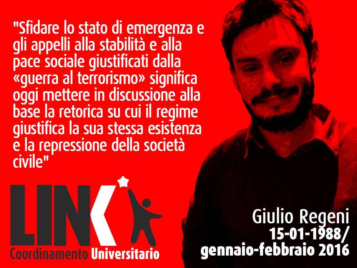 #365giornisenzagiulio #veritapergiulioregeni