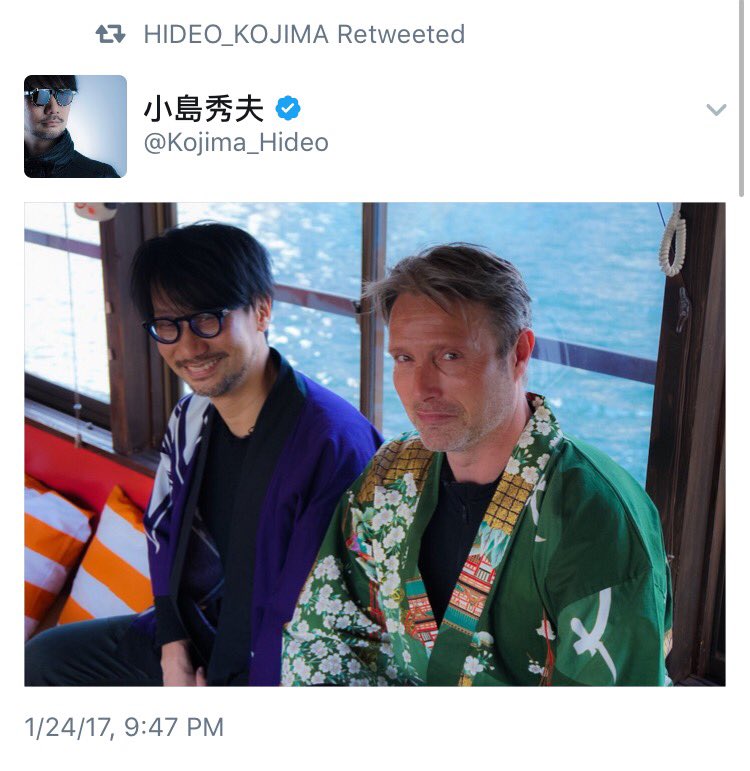 Alanah Pearce on X: Find someone who tweets about you the way Hideo Kojima  tweets about Madds Mikkelsen.  / X