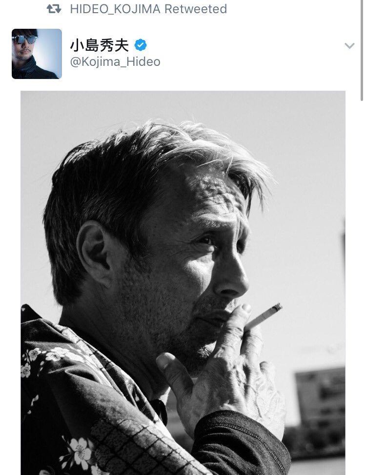Alanah Pearce on X: Find someone who tweets about you the way Hideo Kojima  tweets about Madds Mikkelsen.  / X