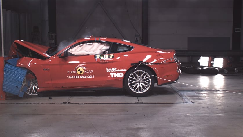 NatCABarnes's tweet photo. Thatcham - “We have not given a Two Star Euro NCAP rating to any of the top 10 car brands since 2008." Pretty damning for the Mustang. https://t.co/F0ihVOfiCC