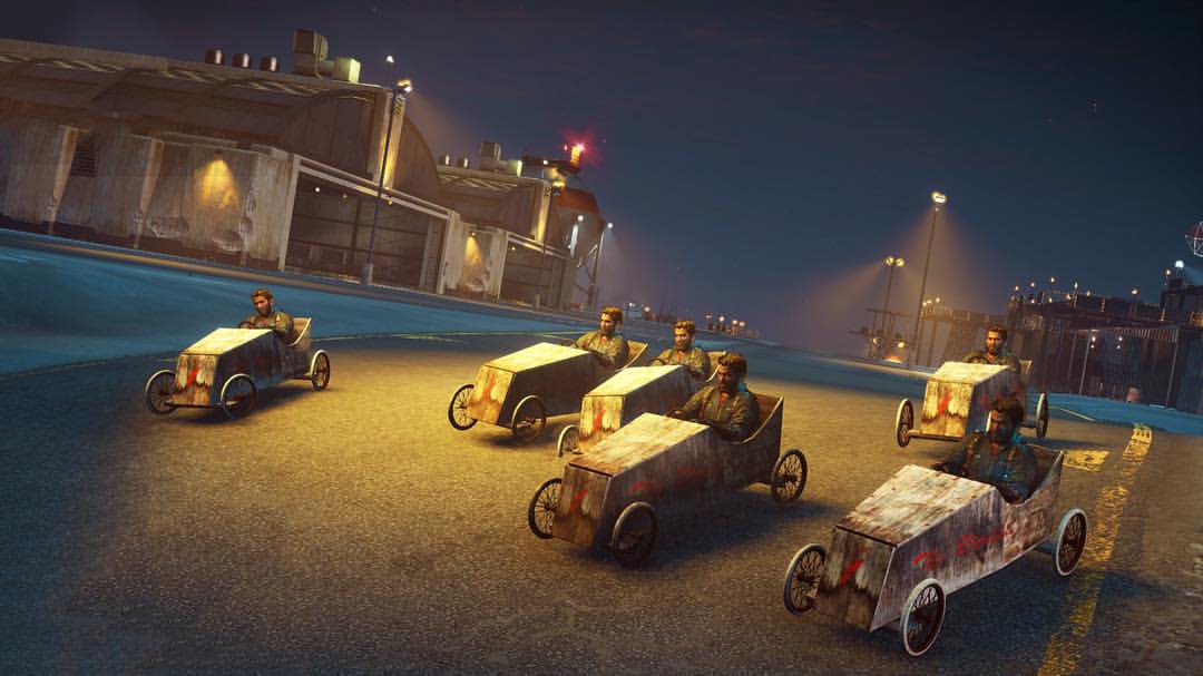 Mario Jc3 Anyone for a game of 'Mario's Kart'? - if you have JC3 on PC you could ...