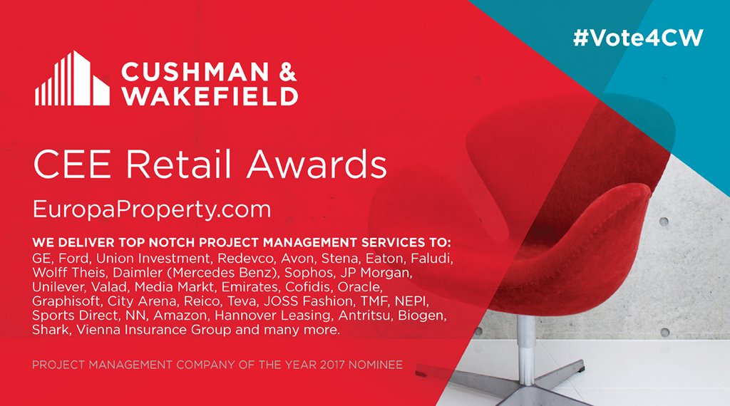 CushWakeCE's tweet photo. #Vote4CW @CushWakeCE is a nominee for the @EuropaProperty Retail Awards https://t.co/oSsFBEYBU5  #AreYouAware #TheBestForOurClients https://t.co/ad7aNOzCEn