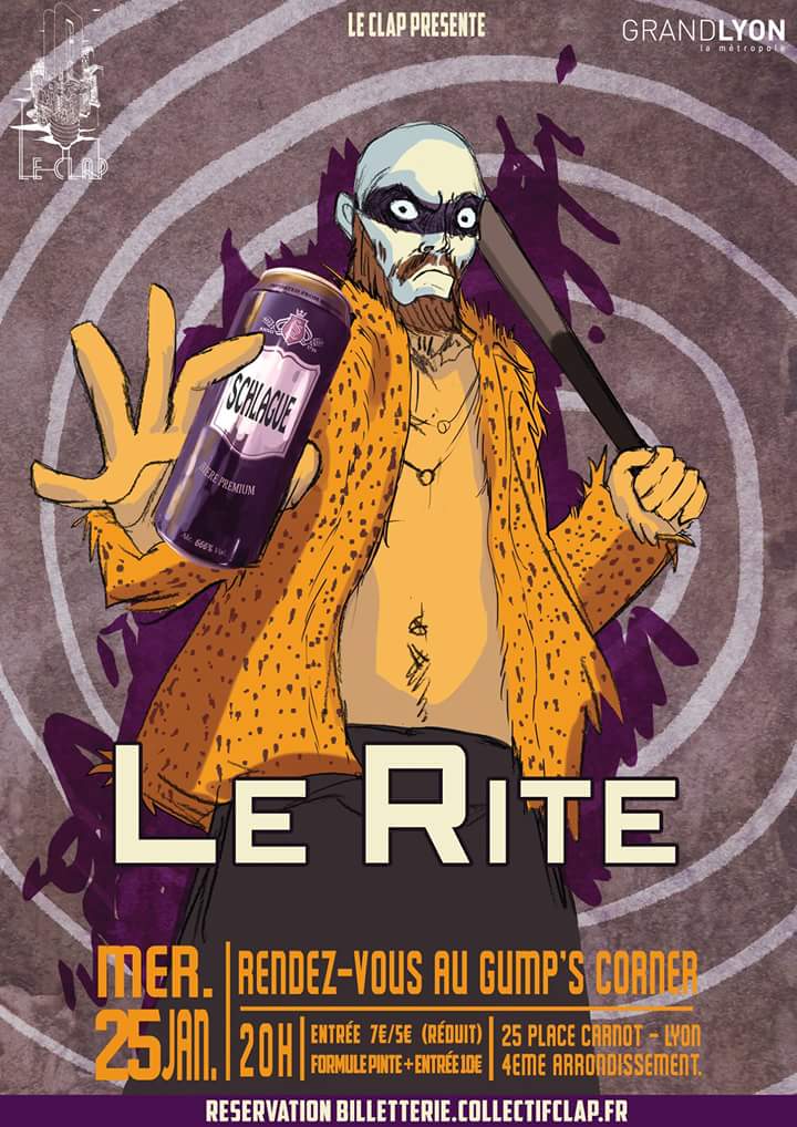 CollectifCLAP's tweet photo. Ce soir, au Gumps Corner on sauve le monde de la destruction. On te présente Le Rite.
Auras-tu les tripes nécessaires ? Viens le savoir ! https://t.co/TZ8xgXufqd