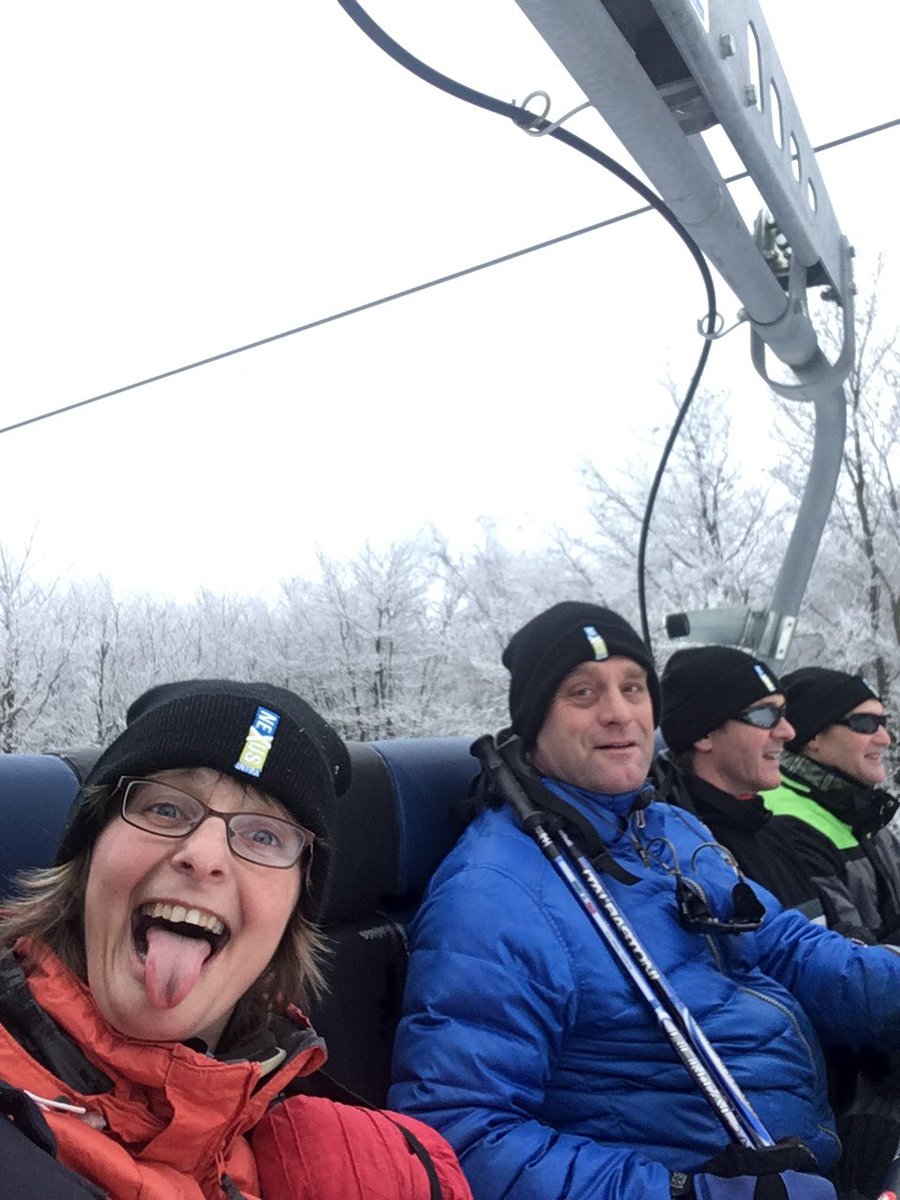 Vandaag met een paar collega's skiën in Winterberg.