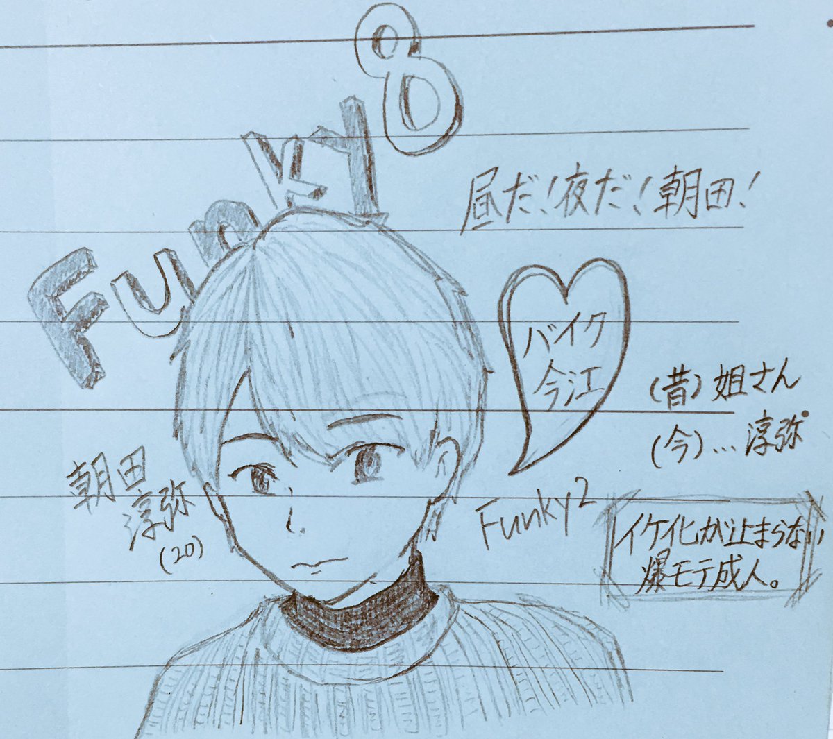 HiRi69967574's tweet photo. 授業中の落書き(ｵﾎﾎ https://t.co/gXk48FJSq5