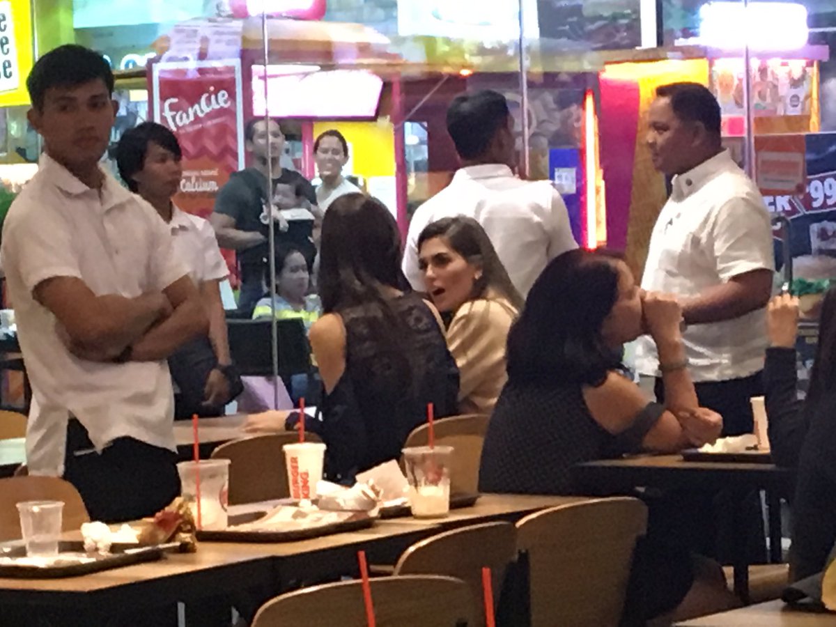 _katrinadomingo's tweet photo. LOOK: Miss Universe Argentina window shops at MOA, eats at burget joint with her sister. | @ABSCBNNews @ANCALERTS https://t.co/o1ON7Meeo5
