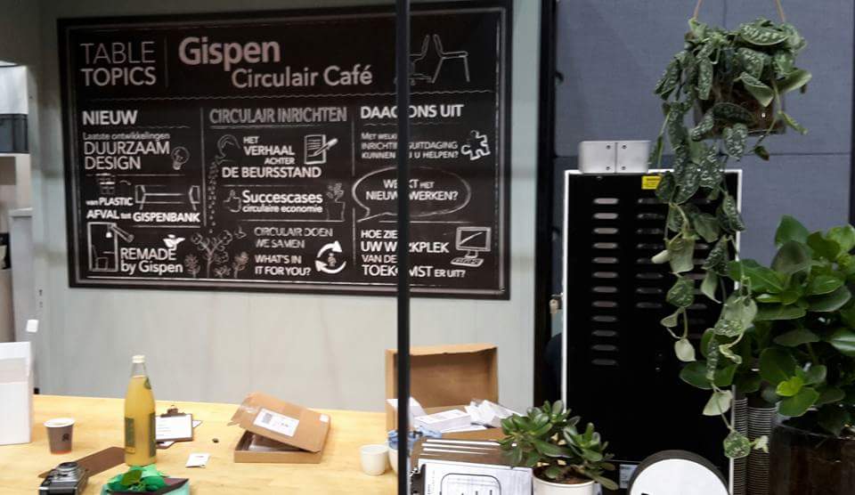 KarlijnJonker's tweet image. Beurs Facilitair is van start! Gispen is er klaar voor! Kom je buurten in ons Circulaire Café? #CE #beursfacilitair