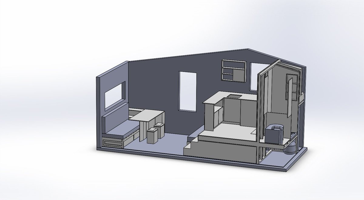tinytimhouse's tweet photo. Nieuw interieur door @studio_nuance. Licht, modulair, multifunctioneel: ideaal voor een tiny house! #tinyhouse #tinyliving #interiordesign https://t.co/vT3k7j3Cb6