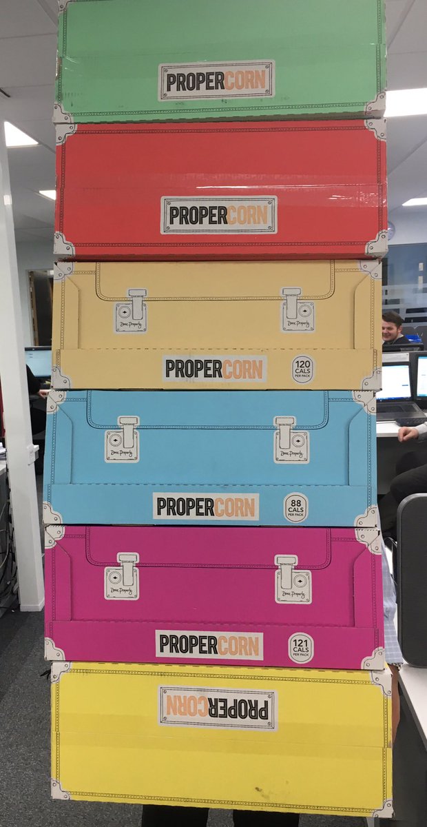 lindsaynoble's tweet photo. That's a lot of popcorn to try out #workfreebies #propercorn πΏ @hopwoodhall https://t.co/tOif8FTJNE