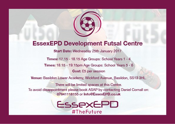 **** Only a few spaces left for both hours ****
Please can you RT. <a href="/ActiveEssex/">ActiveEssex</a> <a href="/EssexCountyFA/">Essex County FA</a> @BasildonAcademy Thanks.
