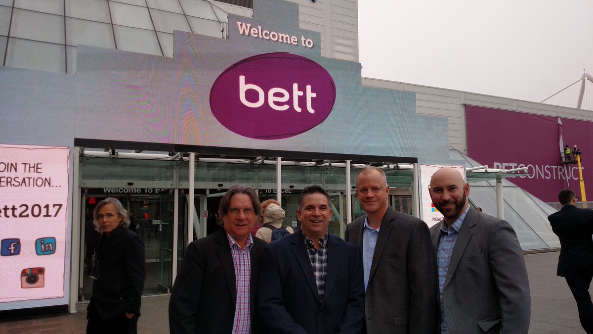 Tierney5555's tweet photo. Team Tierney @TierneyBrothers at the @Bett_show in London. #bett17 https://t.co/nMJTKCAZJE