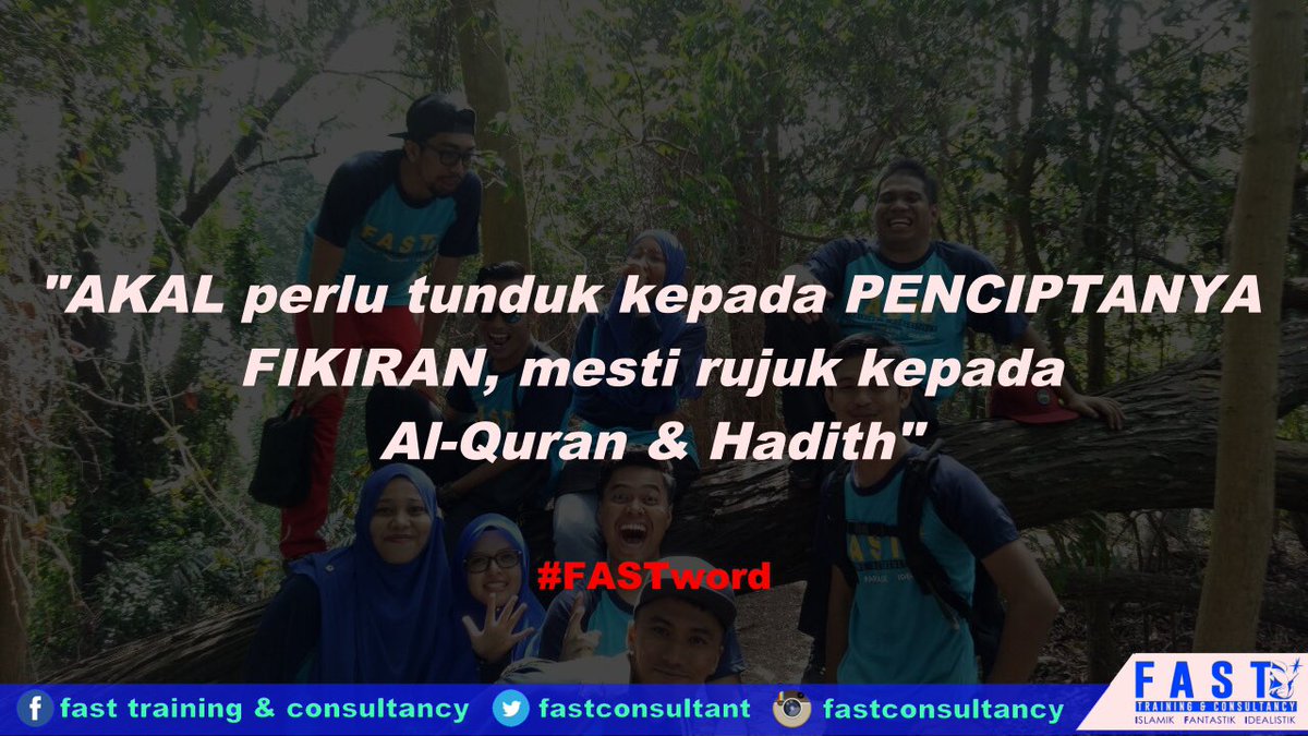 fastconsultant's tweet photo. "Logik dimata manusia bukan penentu dalam ISLAM"
#FASTword https://t.co/FbEercan63