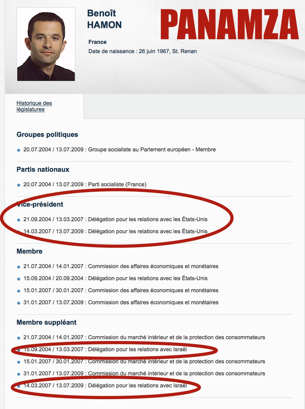 Quand Benoît Hamon s'engageait pour les États-Unis et Israël