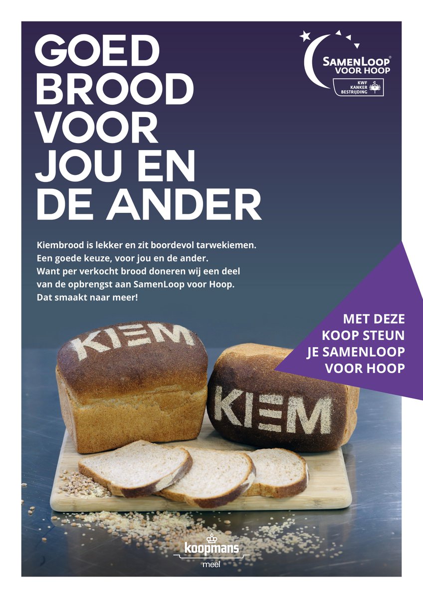 Mercure Nijmegen (@mercurenijmegen) on Twitter photo 1
Samen met Bakkerij Kraayennest dragen we ons steentje bij aan <a href="/SamenLoop/">SamenLoop voor Hoop</a> Hoop door onze gasten het speciale Kiembrood aan te bieden. 1
Samen met Bakkerij Kraayennest dragen we ons steentje bij aan <a href="/SamenLoop/">SamenLoop voor Hoop</a> Hoop door onze gasten het speciale Kiembrood aan te bieden.