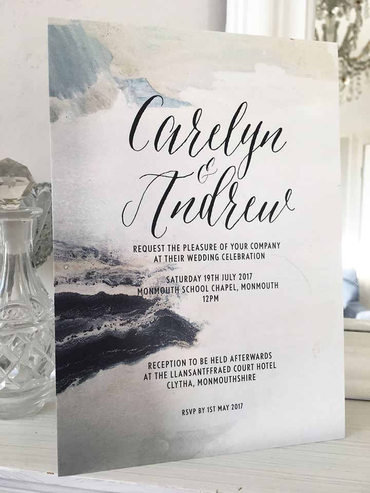 Ooh, just saw <a href="/emilyandjo/">Emily&Jo</a>'s brand new painterly #weddingstationery designs - just beautiful! #LMDEmilyJo