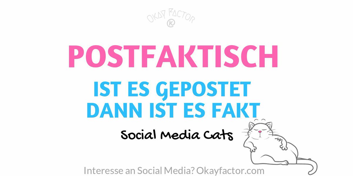 SocMedCats's tweet photo. Neue deutsch Sprache. Heute: #postfaktisch @postfaktisch https://t.co/Jh4fXFGAX4