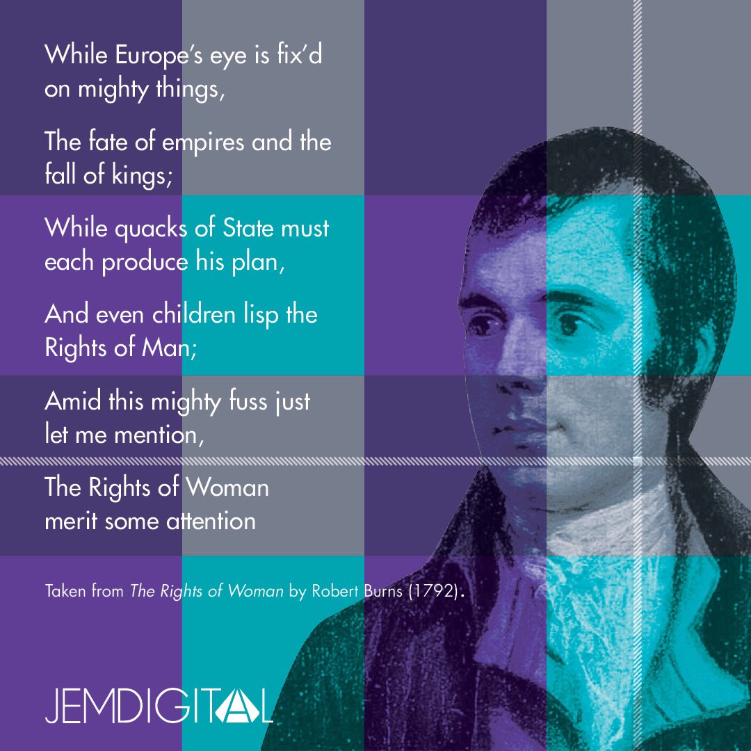 jem_digital's tweet photo. Who knew wee Rab could predict the  future. #BurnsNight2017 #RabbieBurns https://t.co/FlohgoIQgr